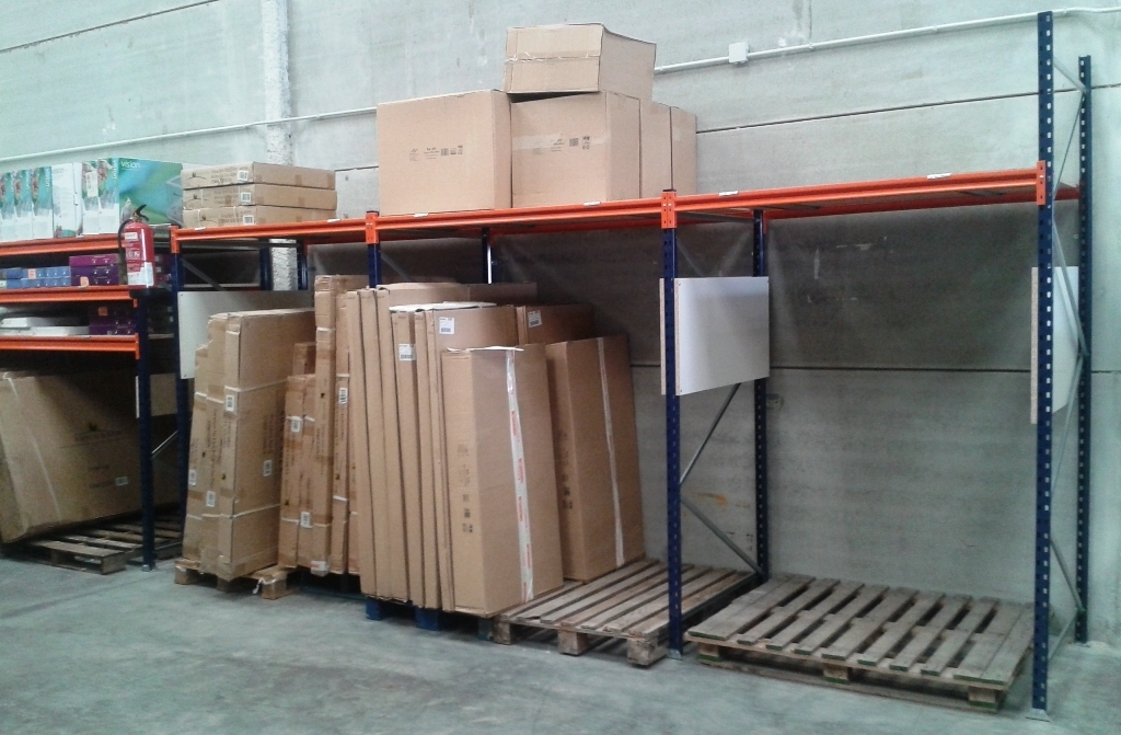 Rack con soporte tablero